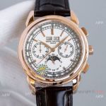Swiss Clone Patek Philippe Grand Complications Perpetual Calendar Watch Rose Gold